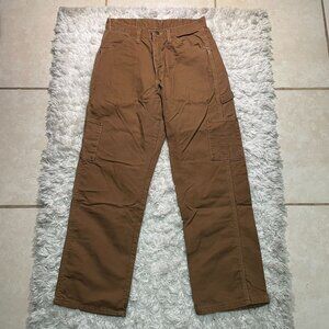 Bulwark Flame Resistant Brown Men Work Pants Size 30-37U UL Certified